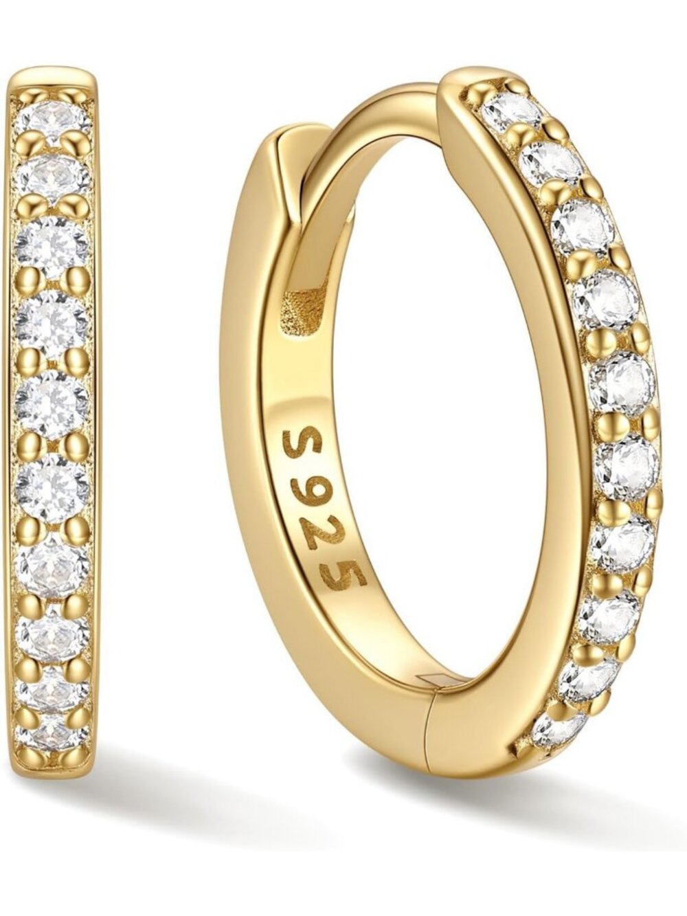 Stylish 925 Sterling Silver Small Hoop Earrings for Women, 6-20MM, Fashion